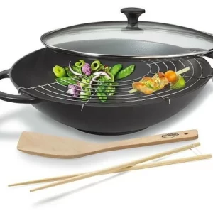Küchenprofi Wok Set Provence In Schwarz 6