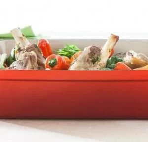 Le Creuset Bratreine In Ofenrot 37 Cm / 6,6, L / 8,8 Cm 6