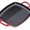 Le Creuset Grillplatte Quadratisch In Kirschrot 10