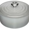 Le Creuset Bräter Signature Rund In Perlgrau 24 Cm / 4,2 L 5