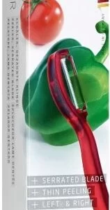 Triangle Vertikalschäler Rot, Gezahnte Klinge 18