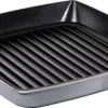 Staub Grillpfanne Mit Seitengriffen Quadratisch In Graphitgrau 10