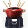 Le Creuset Fondue Set Aus Gusseisen In Kirschrot 8