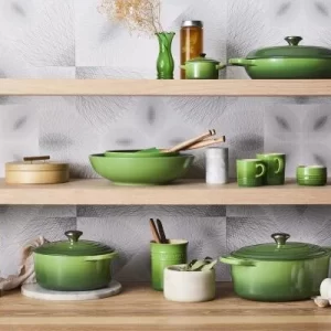 Le Creuset Familientopf La Marmite SIGNATURE In Bamboo Green 26 Cm / 4,1 Liter 8
