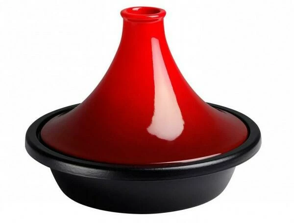 Le Creuset Tagine In Kirschrot 31 Cm / Ca. 26 Cm / 3,7 Liter 1
